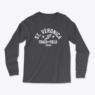 Saint Veronica School Track and Field Light Soft Long Sleeve T-Shirt