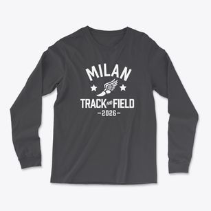 Milan High School Track and Field Light Soft Long Sleeve T-Shirt