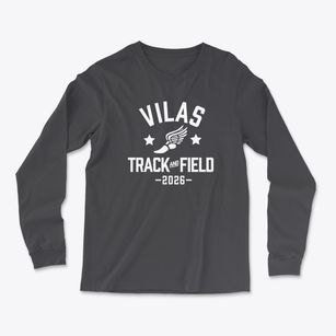 Vilas Middle School Track and Field Light Soft Long Sleeve T-Shirt