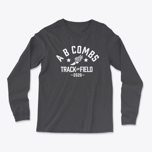 A B Combs Elementary School Track and Field Light Soft Long Sleeve T-Shirt