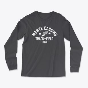 Monte Cassino Middle School Track and Field Light Soft Long Sleeve T-Shirt