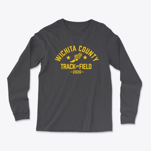 Wichita County High School Track and Field Light Soft Long Sleeve T-Shirt