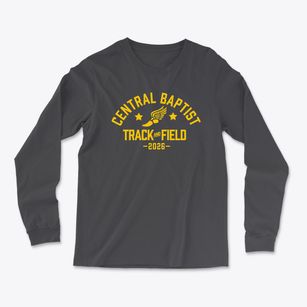 Central Baptist School Track and Field Light Soft Long Sleeve T-Shirt