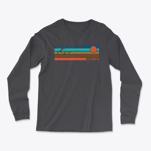 North Barrington Illinois Blissful Sunset Light Soft Long Sleeve T-Shirt