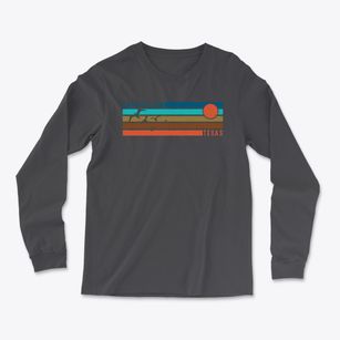 Carrollton Texas Blissful Sunset Light Soft Long Sleeve T-Shirt