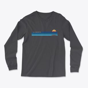 Ellsworth Maine Water View Light Soft Long Sleeve T-Shirt