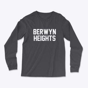 Berwyn Heights Maryland Classic Block Light Soft Long Sleeve T-Shirt
