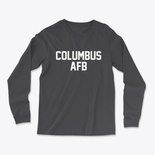 Columbus Afb Mississippi Classic Block Light Soft Long Sleeve T-Shirt