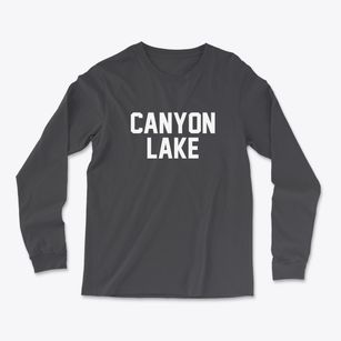 Canyon Lake Texas Classic Block Light Soft Long Sleeve T-Shirt