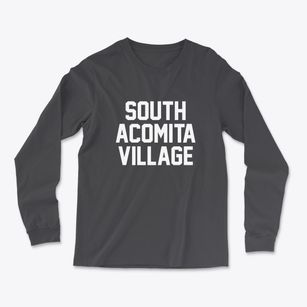 South Acomita Village New Mexico Classic Block Light Soft Long Sleeve T-Shirt