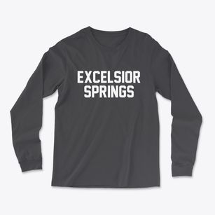 Excelsior Springs Missouri Classic Block Light Soft Long Sleeve T-Shirt