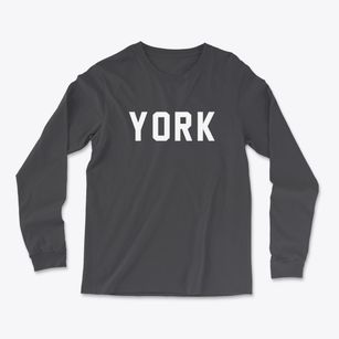 York Nebraska Classic Block Light Soft Long Sleeve T-Shirt