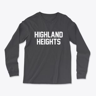 Highland Heights Kentucky Classic Block Light Soft Long Sleeve T-Shirt