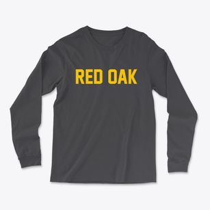 Red Oak Iowa Classic Block Light Soft Long Sleeve T-Shirt