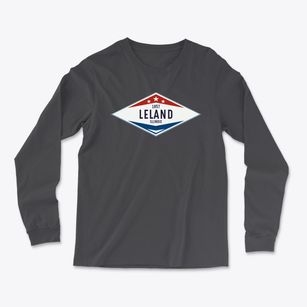 Leland Illinois Diamond Star Light Soft Long Sleeve T-Shirt