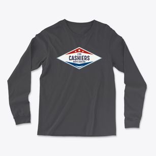 Cashiers North Carolina Diamond Star Light Soft Long Sleeve T-Shirt
