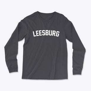 Leesburg Virginia Classic Curve Light Soft Long Sleeve T-Shirt