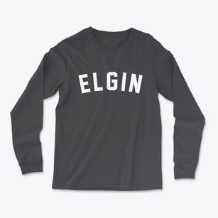Elgin Illinois Classic Curve Light Soft Long Sleeve T-Shirt