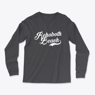 Rehoboth Beach Delaware Vintage Team Light Soft Long Sleeve T-Shirt