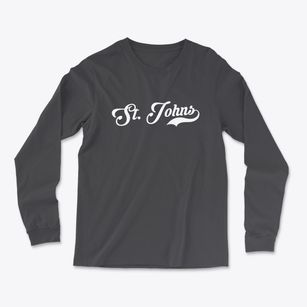 St. Johns Michigan Vintage Team Light Soft Long Sleeve T-Shirt