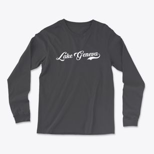 Lake Geneva Wisconsin Vintage Team Light Soft Long Sleeve T-Shirt