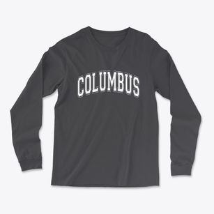 Columbus Ohio Varsity Light Soft Long Sleeve T-Shirt