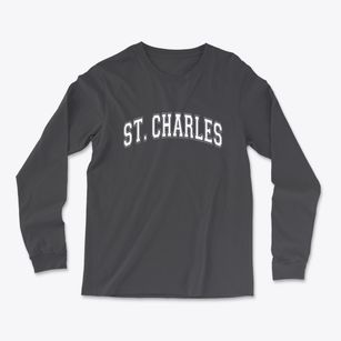 St. Charles Illinois Varsity Light Soft Long Sleeve T-Shirt