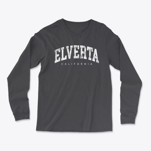 Elverta California Urban Vibe Light Soft Long Sleeve T-Shirt