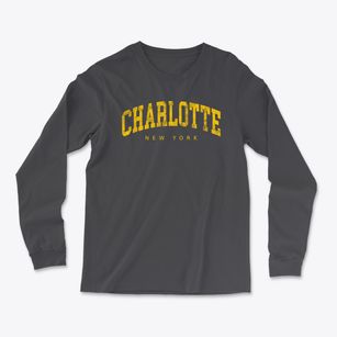 Charlotte New York Urban Vibe Light Soft Long Sleeve T-Shirt