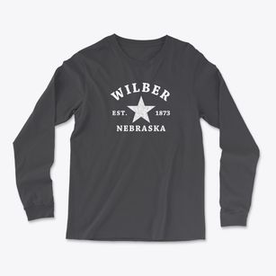 Wilber Nebraska Star Light Soft Long Sleeve T-Shirt
