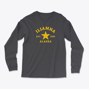 Iliamna Alaska Star Light Soft Long Sleeve T-Shirt