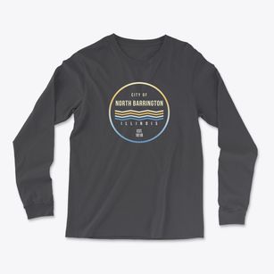 North Barrington Illinois Color Fade Light Soft Long Sleeve T-Shirt
