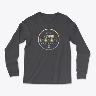 Ruston Louisiana Color Fade Light Soft Long Sleeve T-Shirt