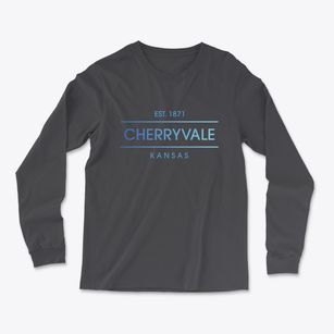 Cherryvale Kansas Horizon Light Soft Long Sleeve T-Shirt
