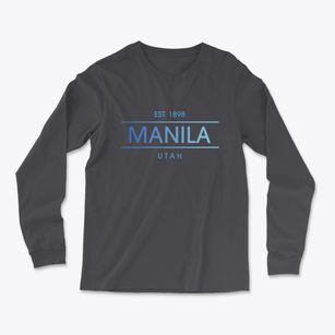 Manila Utah Horizon Light Soft Long Sleeve T-Shirt
