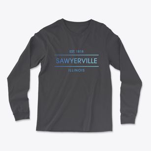 Sawyerville Illinois Horizon Light Soft Long Sleeve T-Shirt