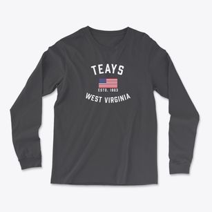 Teays West Virginia Patriot Light Soft Long Sleeve T-Shirt
