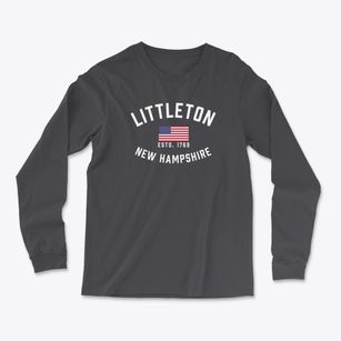 Littleton New Hampshire Patriot Light Soft Long Sleeve T-Shirt