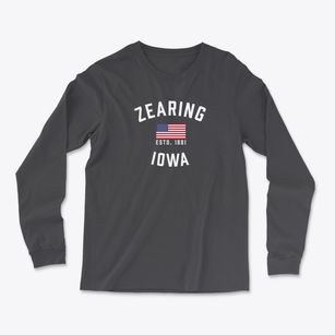 Zearing Iowa Patriot Light Soft Long Sleeve T-Shirt