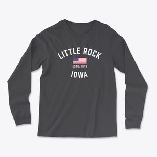 Little Rock Iowa Patriot Light Soft Long Sleeve T-Shirt