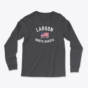 Larson North Dakota Patriot Light Soft Long Sleeve T-Shirt