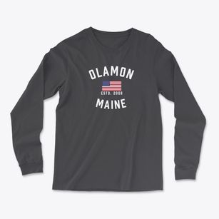 Olamon Maine Patriot Light Soft Long Sleeve T-Shirt