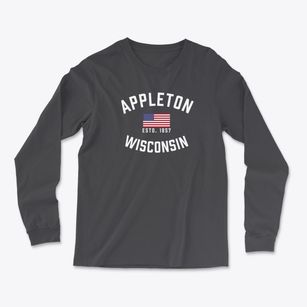 Appleton Wisconsin Patriot Light Soft Long Sleeve T-Shirt