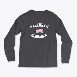 Halloran Nebraska Patriot Light Soft Long Sleeve T-Shirt