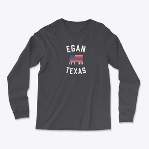 Egan Texas Patriot Light Soft Long Sleeve T-Shirt