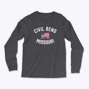 Civil Bend Missouri Patriot Light Soft Long Sleeve T-Shirt