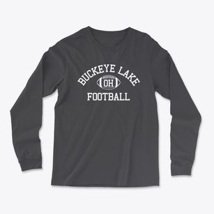 Buckeye Lake Ohio Football Light Soft Long Sleeve T-Shirt