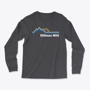 Dillons Mill Virginia Mountain View Light Soft Long Sleeve T-Shirt
