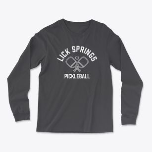 Lick Springs New York Pickleball Light Soft Long Sleeve T-Shirt