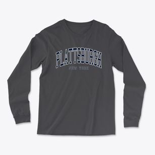 Plattsburgh New York Traditional Light Soft Long Sleeve T-Shirt